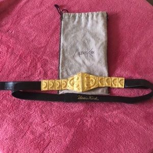 Alexis Kirk snakeskin adjustable belt